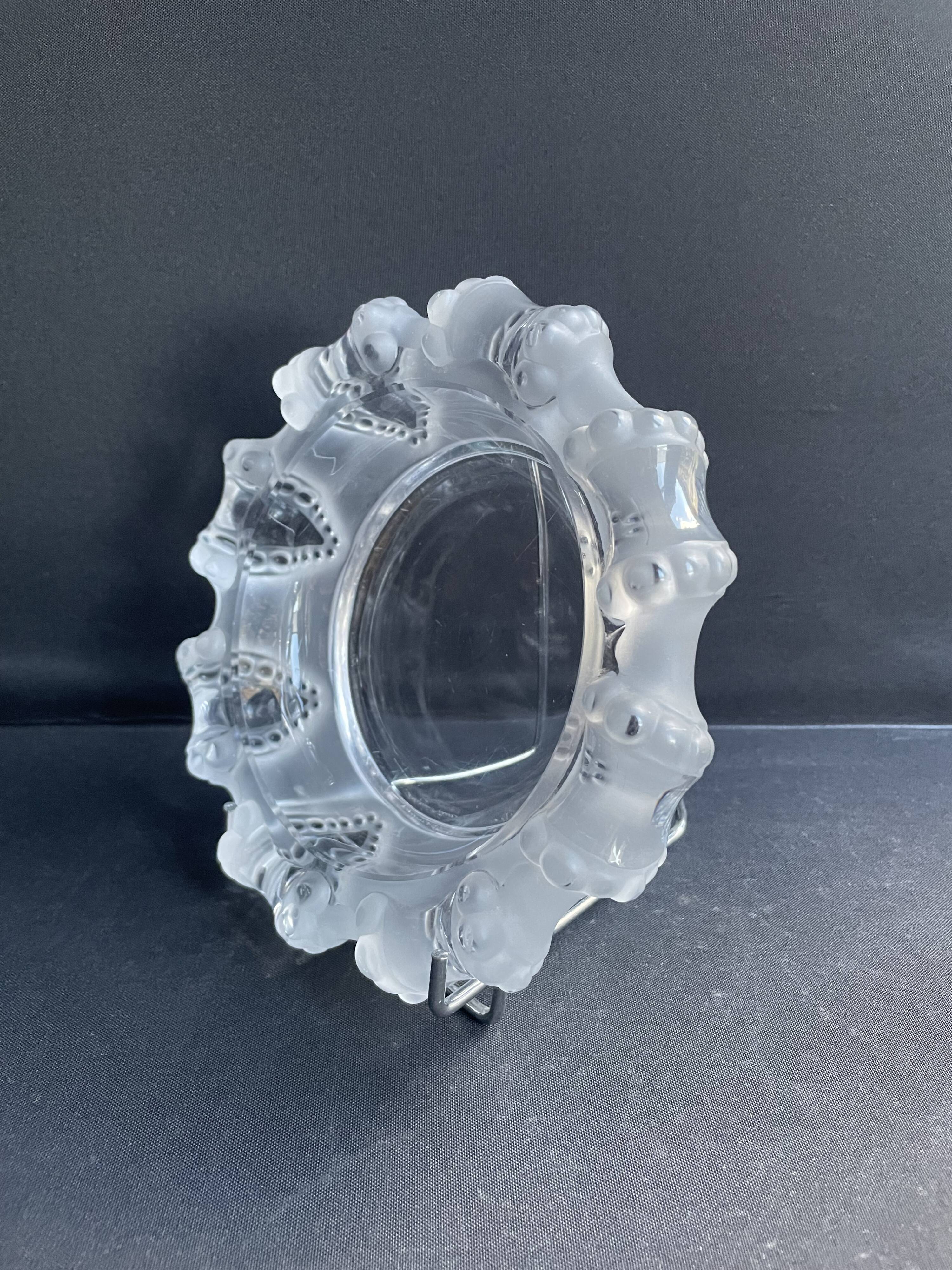 Large Lalique ashtray “Cannes” model