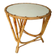 Vintage rattan side table