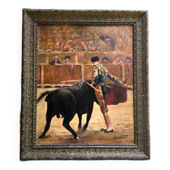 20th Century Bullfighting Painting