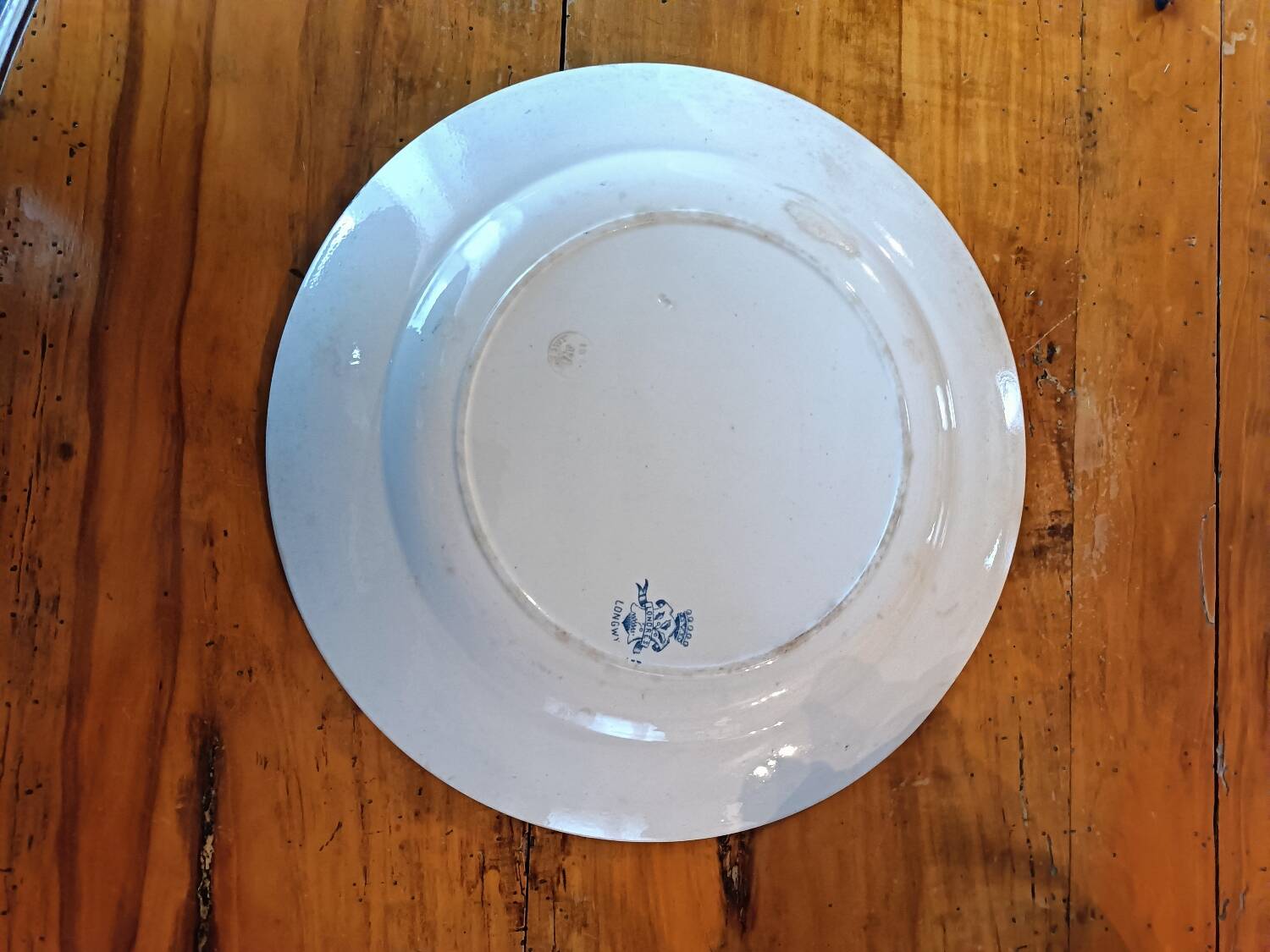 Old round dish