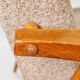 Scandinavian armchair granola beige Mid century modern design by H.Lis