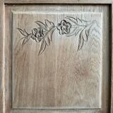 Vitrine art déco en chêne (rénovée)