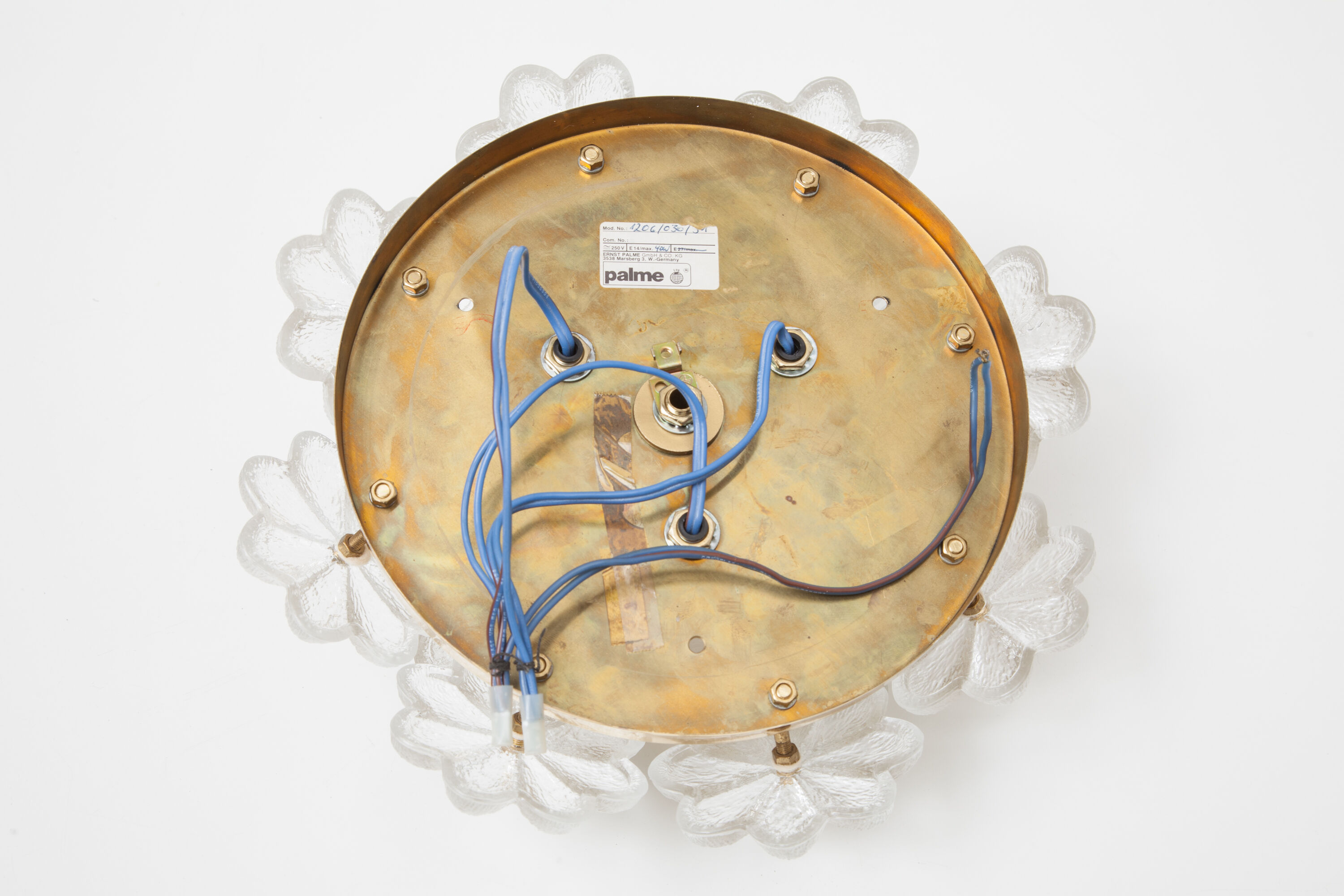 Ceiling lamp by Ernst Palme, Germany 1970