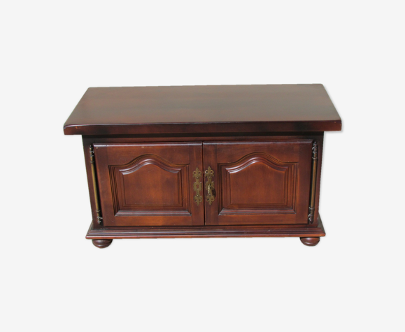 Low furniture TV in solid wood