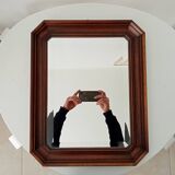 Vintage 60s beveled octagonal mirror 51*40 cm