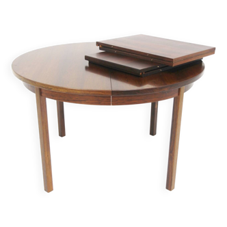 Scandinavian rosewood dining table, Sweden, 1960s