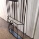 Porte manteaux vestiaire avec miroir et porte chapeaux an 30/40 en fer forgé