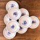 Set de 9 assiettes semi-creuses St Amand