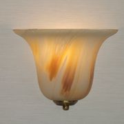Vintage Pair Marinha Grande Swirl Art Glass Wall Sconces Made in Portugal