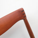 1960s dining chair in teak by H.W. Klein Bramin