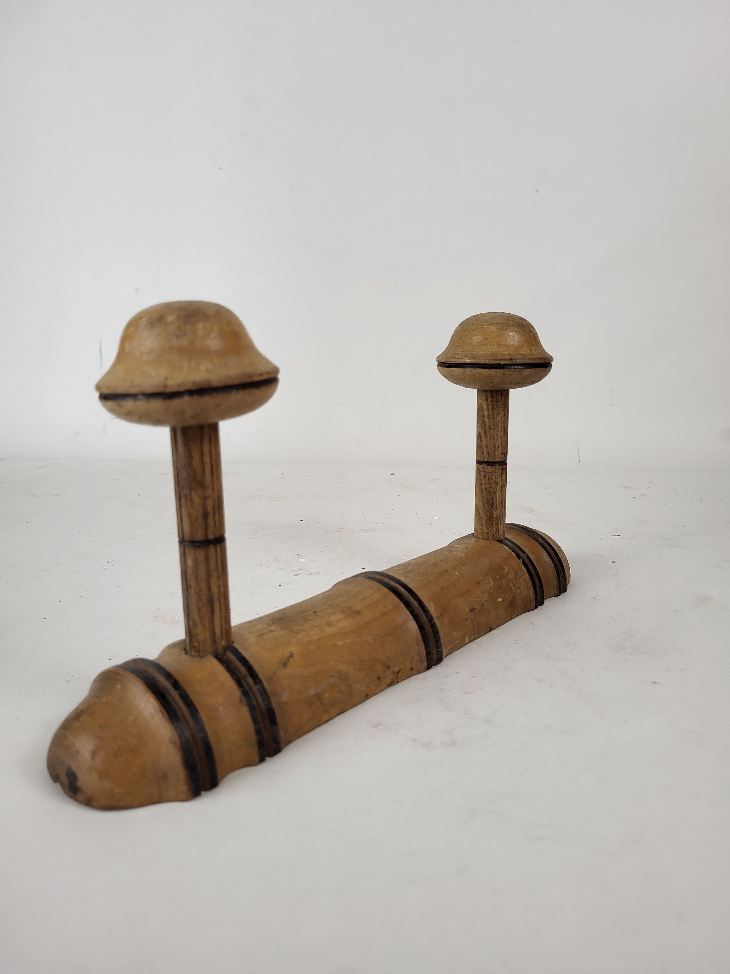 Vintage wooden coat rack
