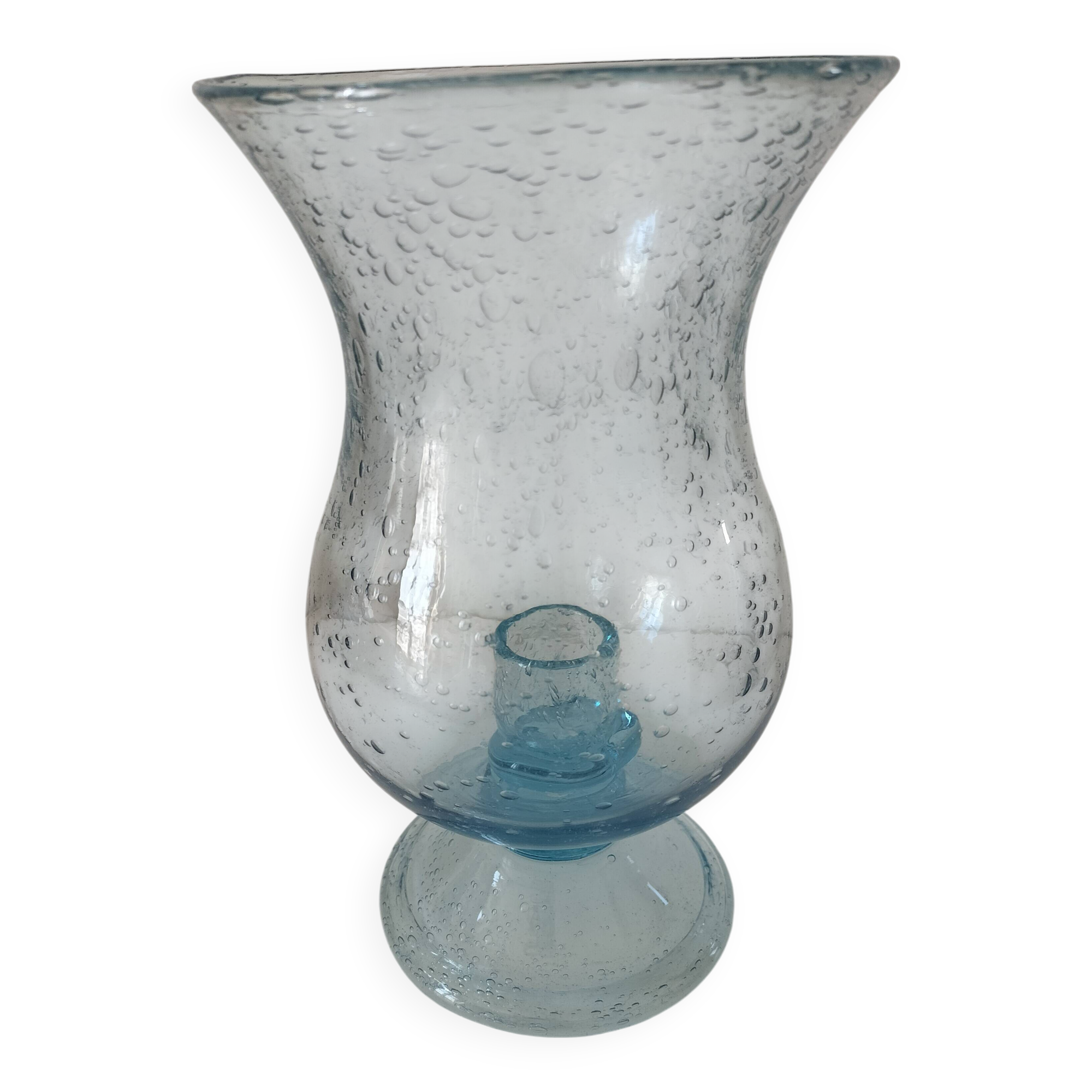 Biot signed tea light holder