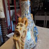 Old Nevers earthenware flask