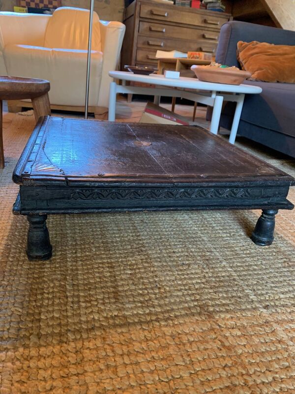 table basse indienne