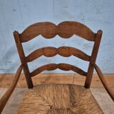 Fauteuil assise paille