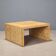 Vintage wooden coffee table with inlays, Italian design, 1970s.