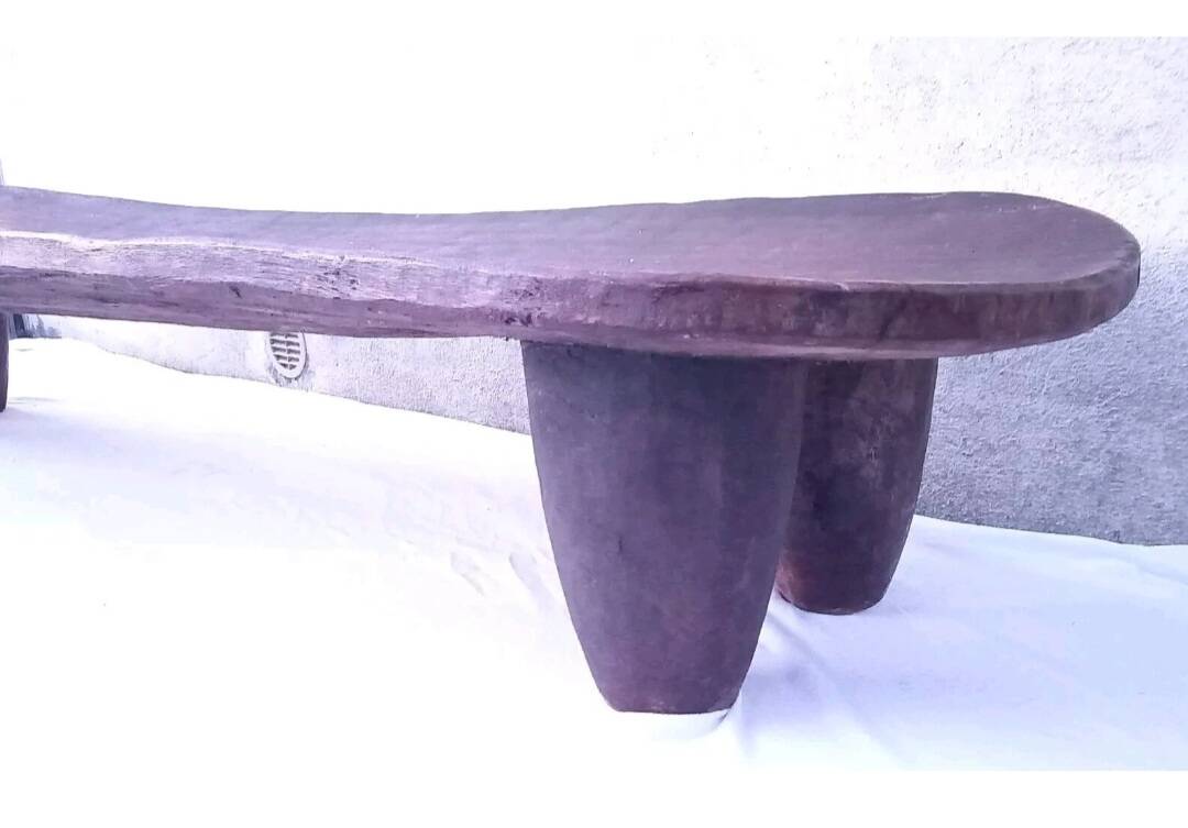 Rare lit en bois Senoufo 220cm Cote d'Ivoire art africain ethnic