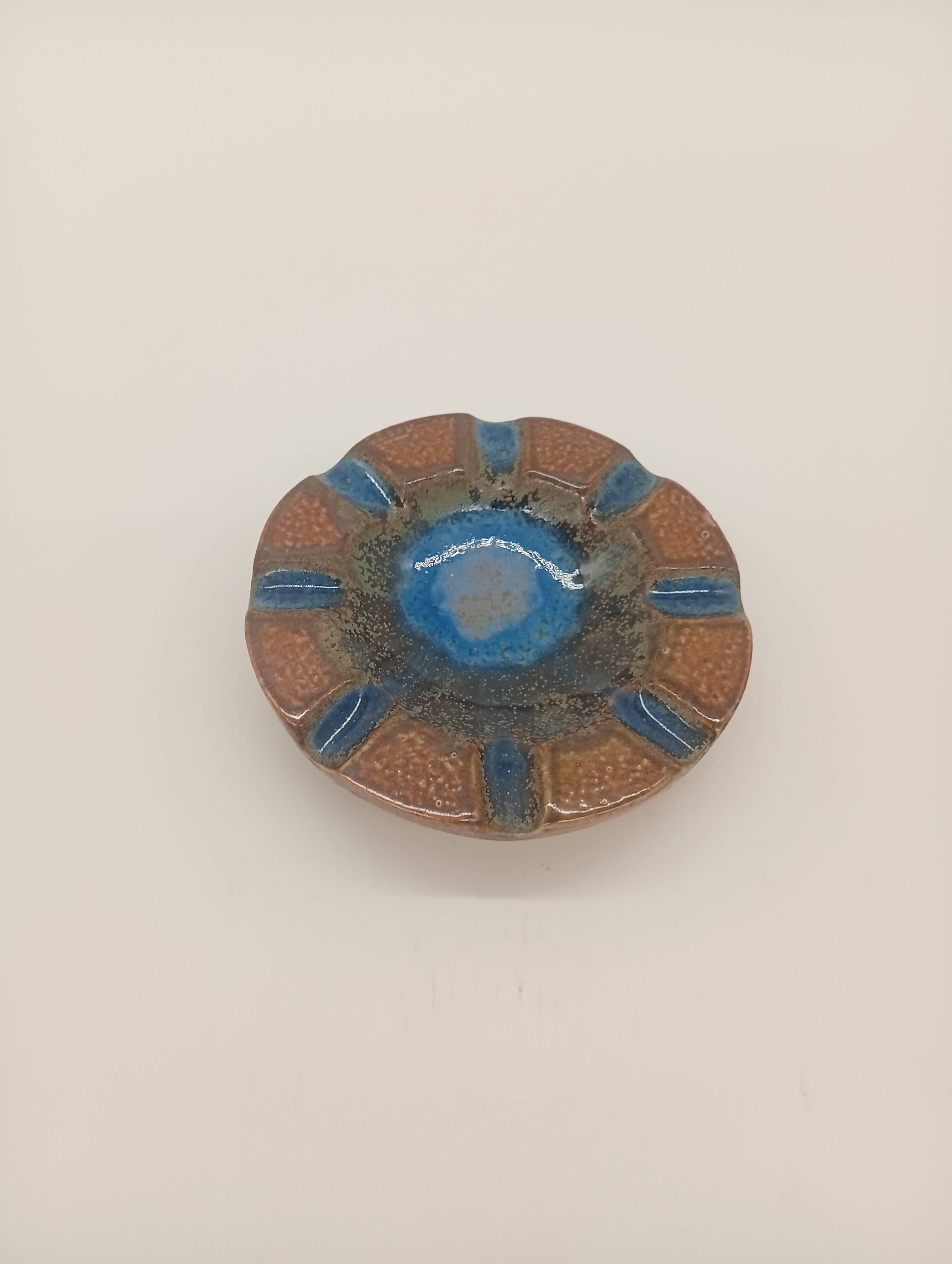Enamelled Ceramic Ashtray Henri Picard France Art Deco France 1930s