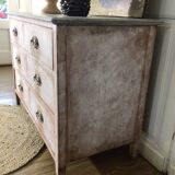 Early 20th century chest of drawers with old-fashioned patina