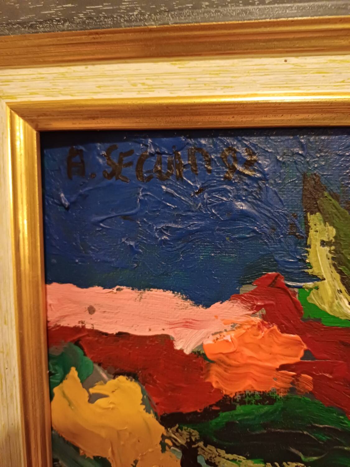 Adrien Seguin 1926-2005 Still life signed dated 1992