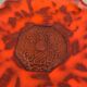 Ceramic, orange catchall, glazed terracotta