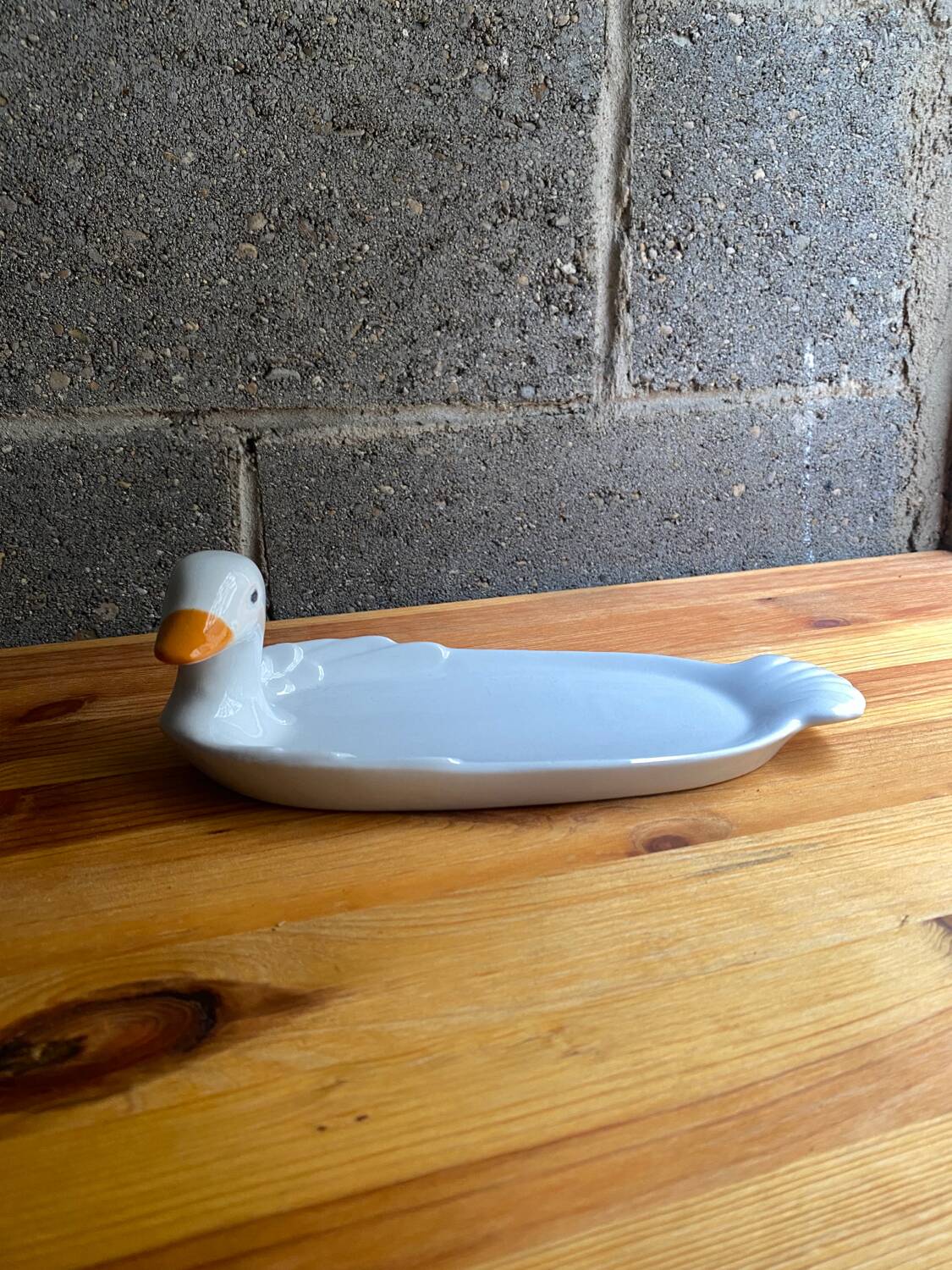 Duck butter dish