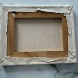 Small still life painting on a black background.