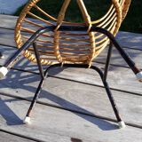 Wicker chair and tripod