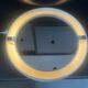 Illuminated round wall mirror Alibert