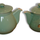 Emeralds green coffee porcelain