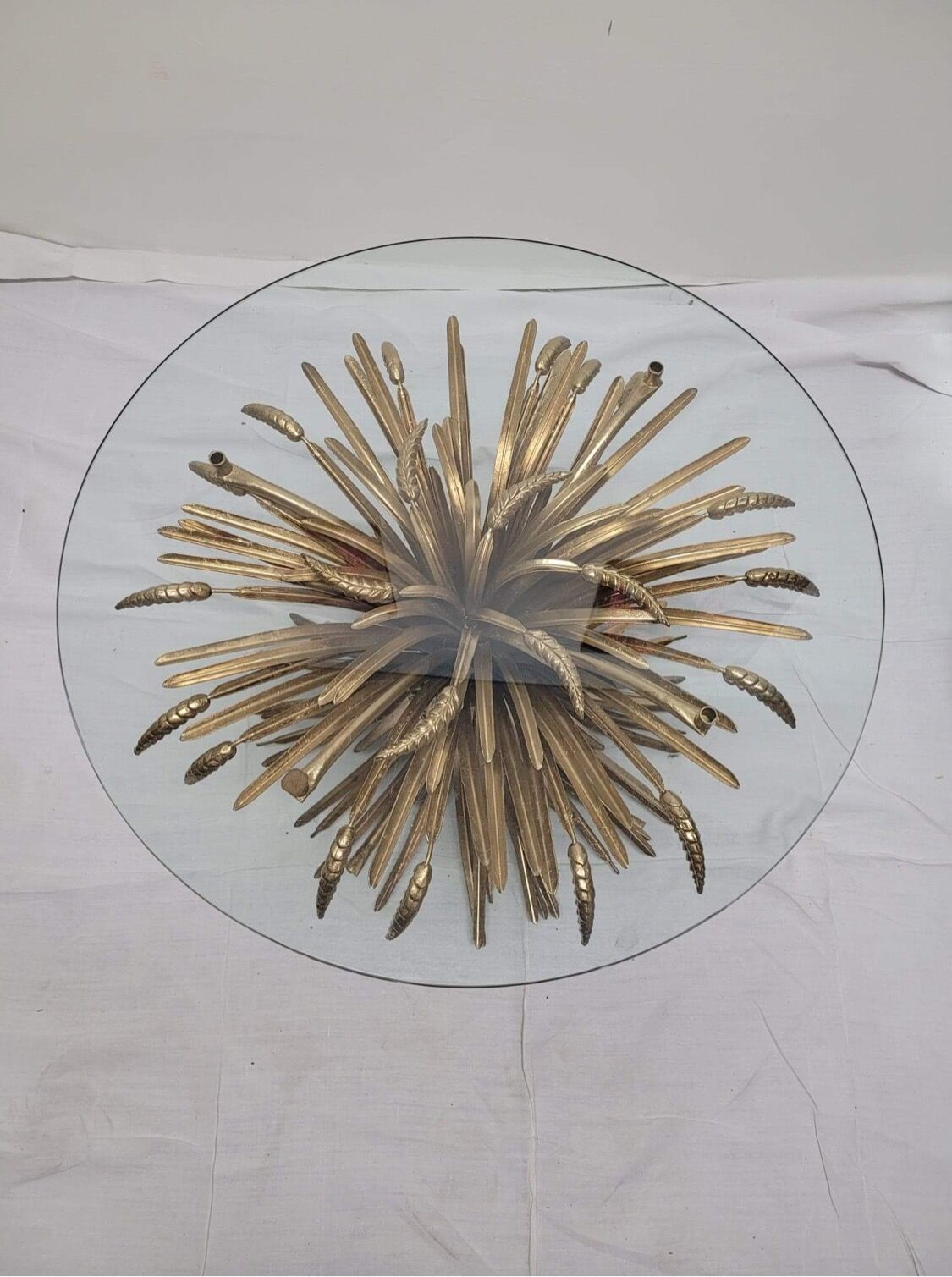 Wheat grass coffee table