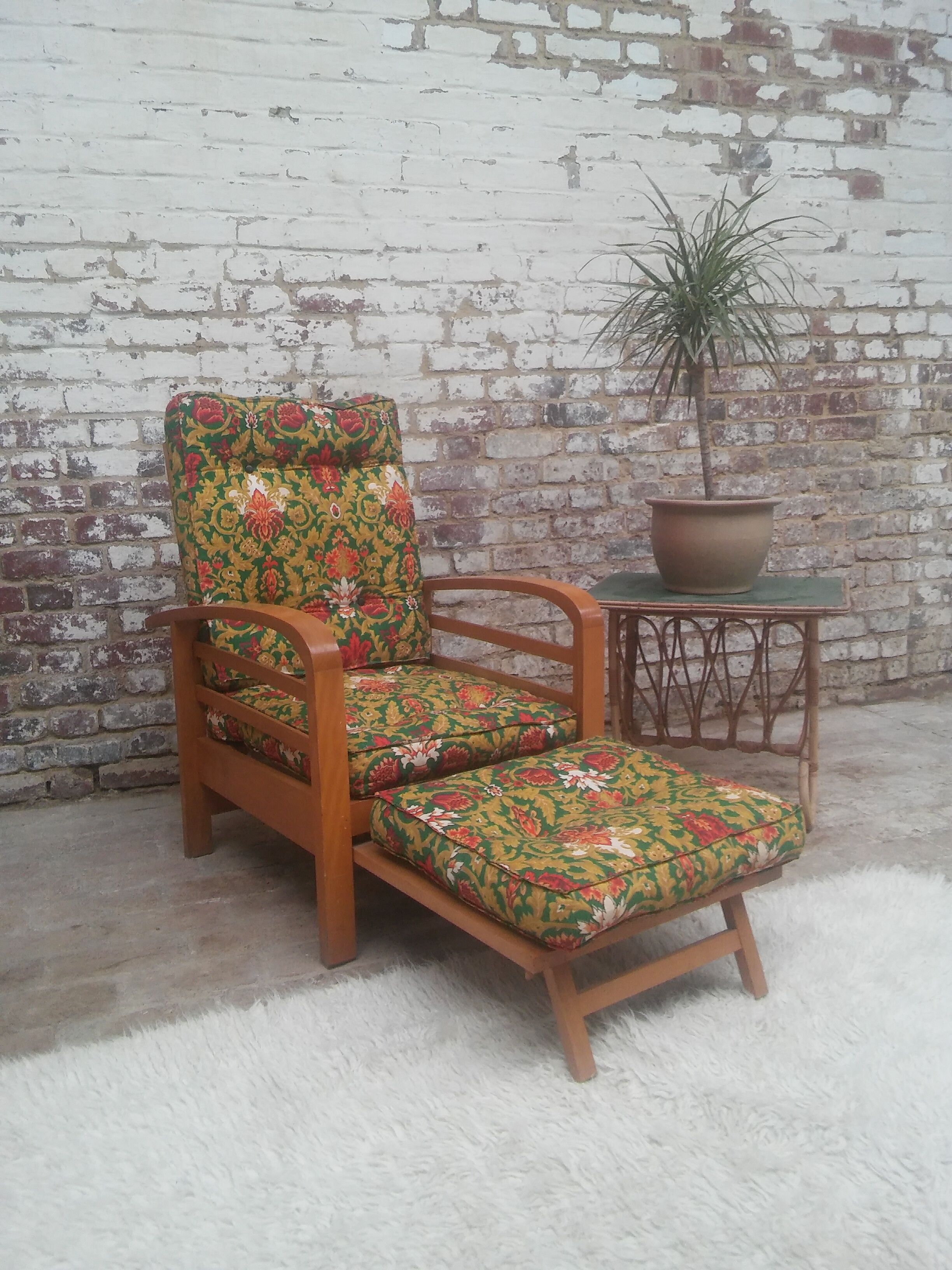 Floral armchair 1950