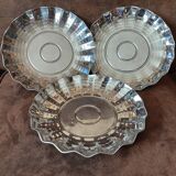 Set of 3 vintage metal cups