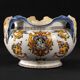 Old pot cover - gien earthenware - italian renaissance décor - xixth century