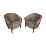 Pair of club chairs
