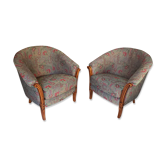 Pair of club chairs