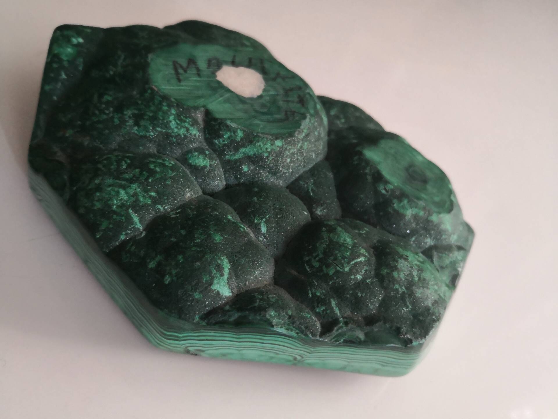 Malachite tray