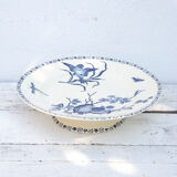 Porcelain compotier bird motif
