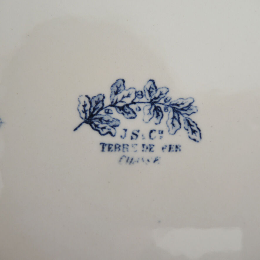 Old ironstone dish J S & Co – Hunting