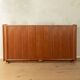 Functional folding bed from the 1960s, teak veneer