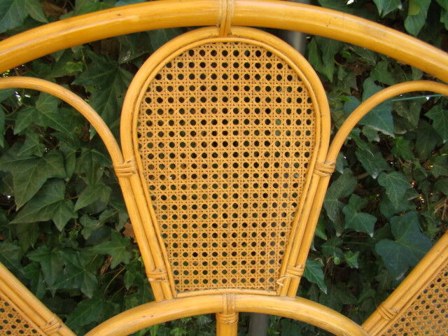 Former braided rattan/wicker headboard