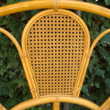 Former braided rattan/wicker headboard