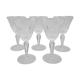 Lot of 5 glasses with ancient crystal port