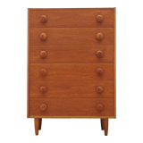 Commode en teck, design danois, années 1960, production Danemark