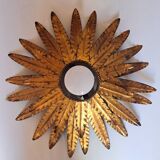 Wall lamp, metal sun ceiling light