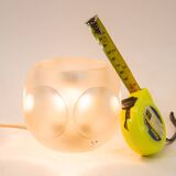 Peill & Putzler cube lamp | Frosted cystal glass | vintage 70's