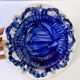 Hand-painted Portuguese ceramic dish, signed, 1993