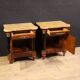 Paire de tables de chevet italiennes du 20e siècle