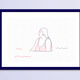 Illustration A4 Naiade No. 2/8 Brittany blue bather