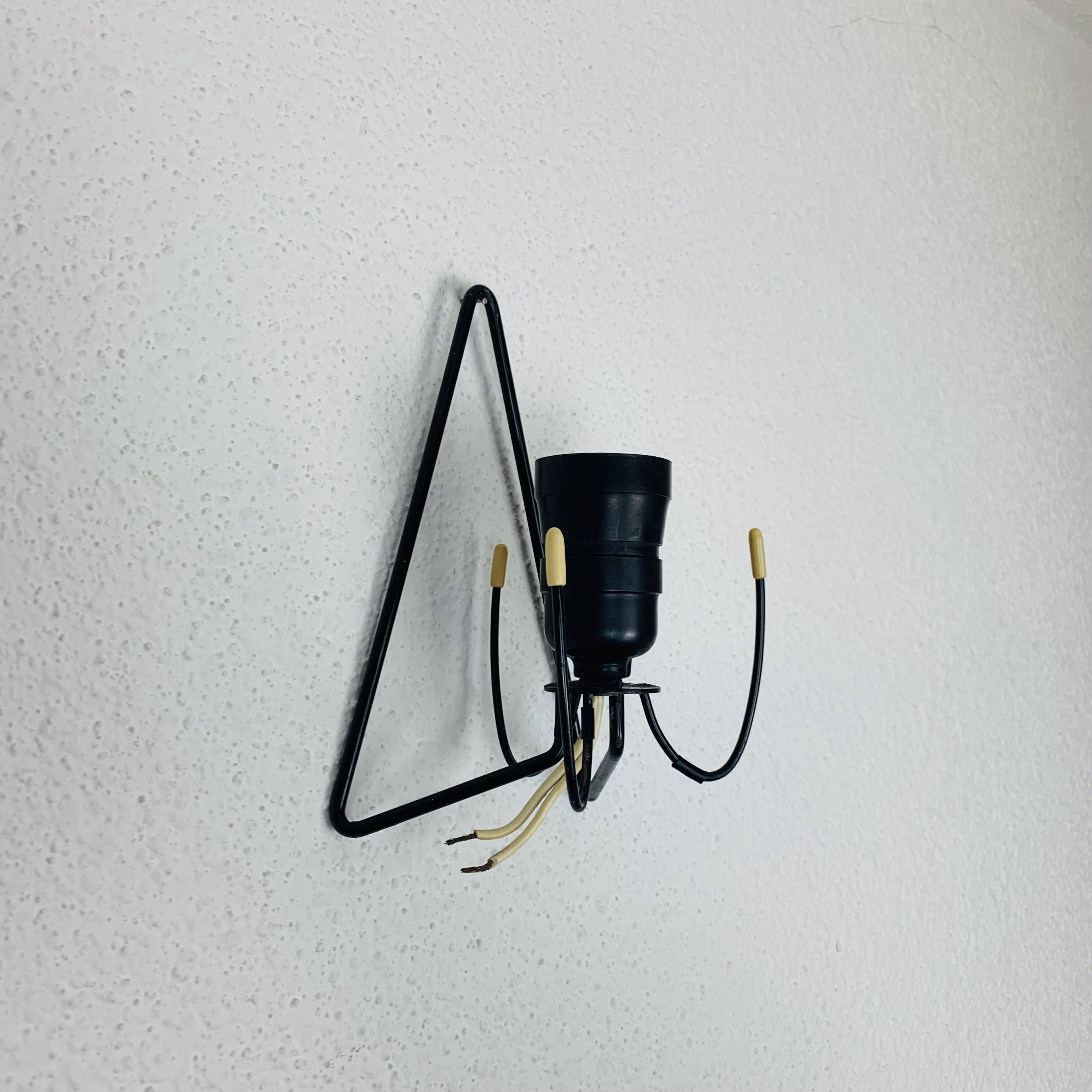 Louis Kalff 50s opaline wall lamp